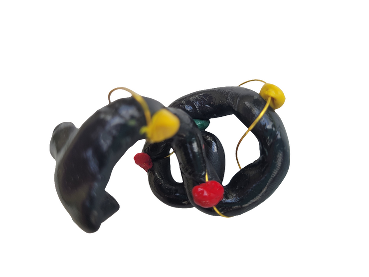 Christmas snake- christmas lights