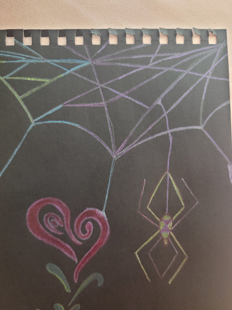 Colored pencil (oil based) drawing-spider-spider 🕸 🕷